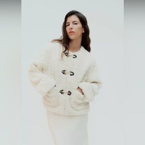Zara Faux Shearling Jacket